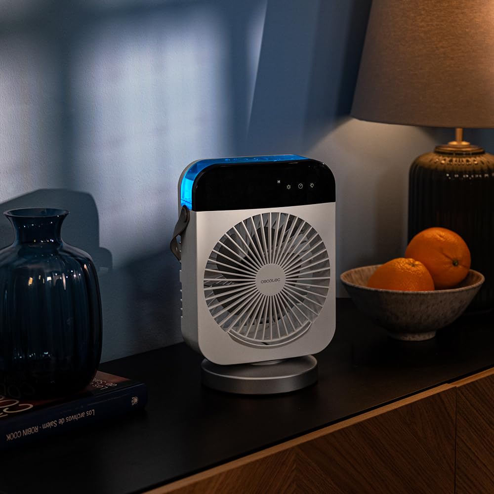 Cecotec Climatizador de Sobremesa EnergySilence 600 DeskChill Rotate