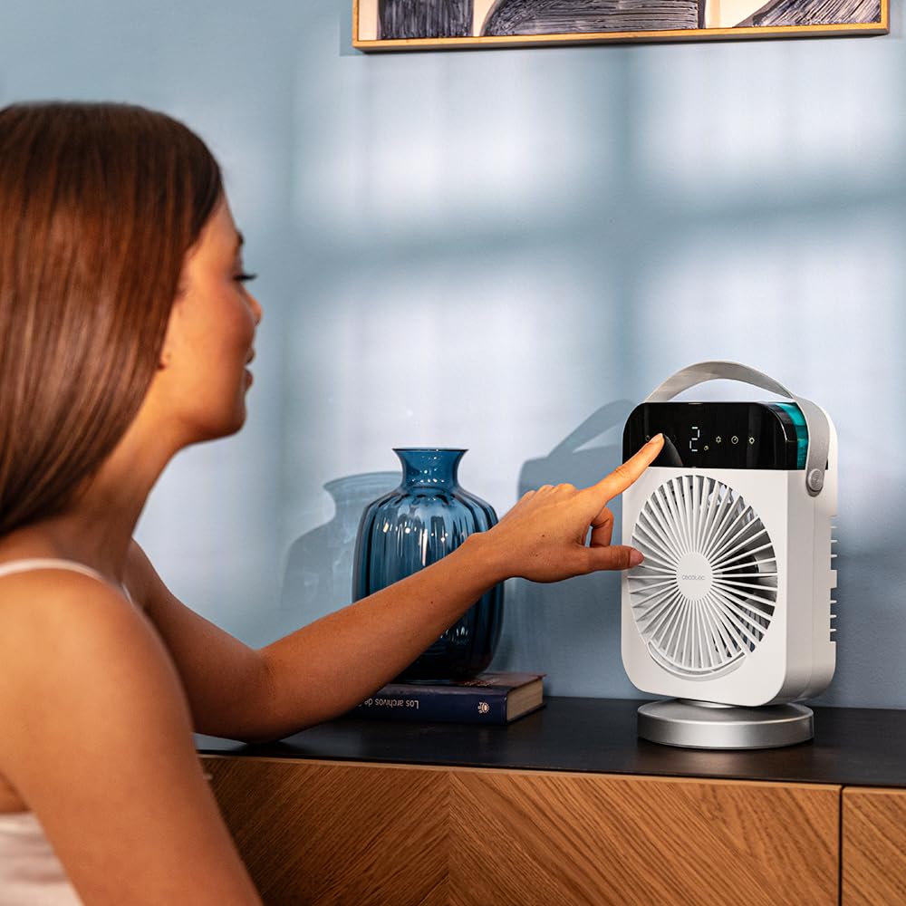 Cecotec Climatizador de Sobremesa EnergySilence 600 DeskChill Rotate
