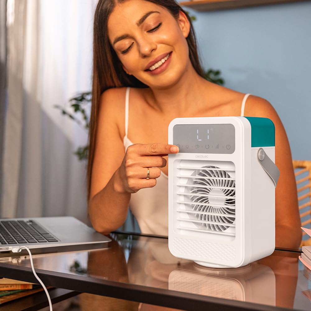 Cecotec Climatizador de Sobremesa EnergySilence 600 DeskChill Rotate