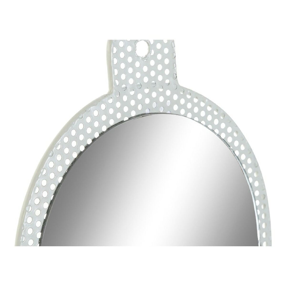 Wall mirror DKD Home Decor White Pink 22 x 1,5 x 40 cm (2 Units)-2