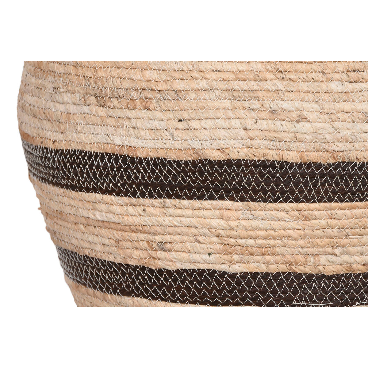 Planter Home ESPRIT Brown Fibre Arab 60 x 60 x 52 cm (4 Units)-3