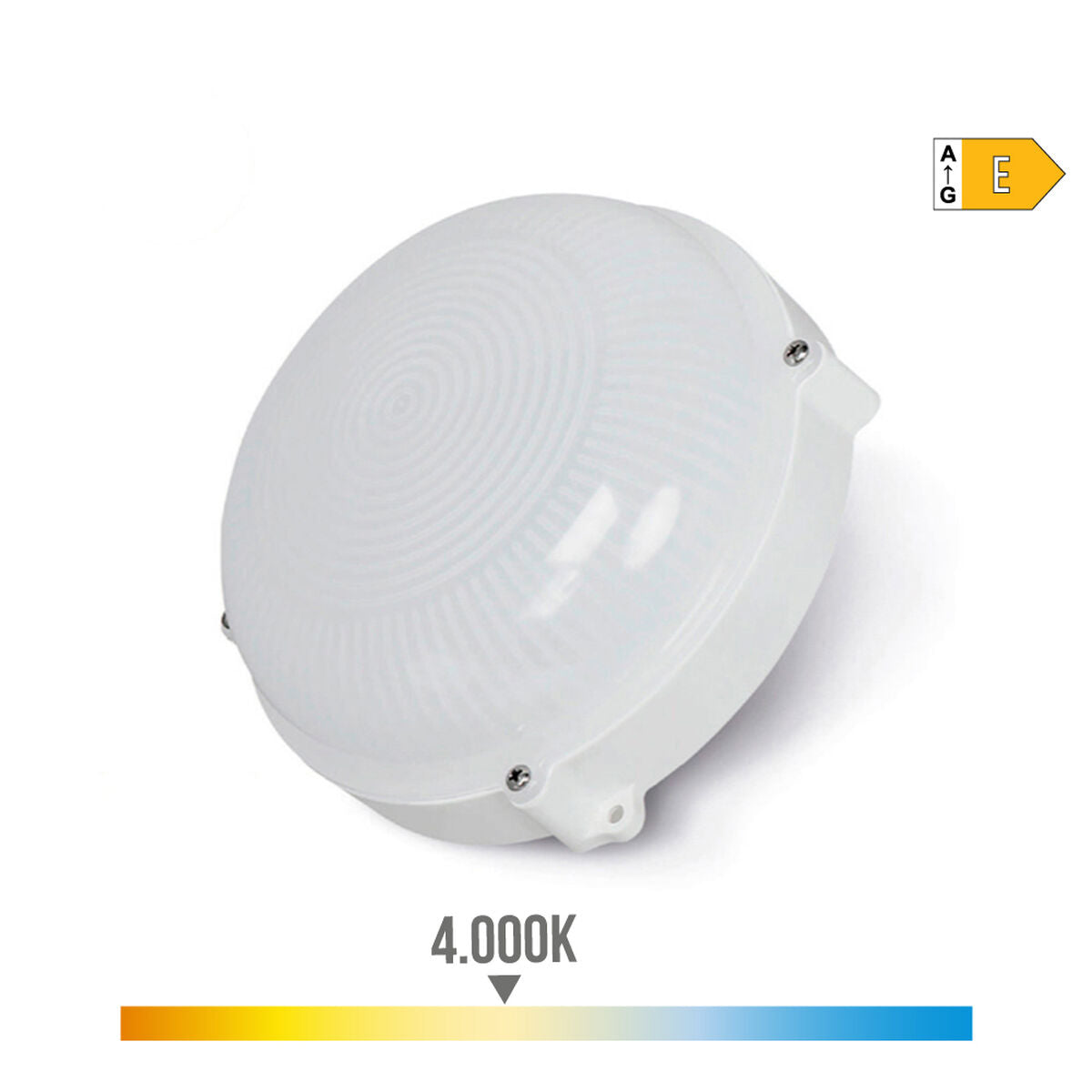 Wall Light EDM 34724 White Polymer A E 12 W 75 W 1080 lm Exterior (4000 K)-2