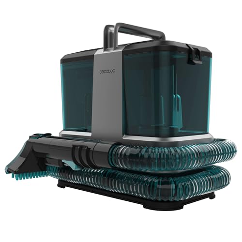 Cecotec Aspirador de Tapicerías con Cable Conga 4000 Carpet&Spot Clean. 400 W, 2 Depósitos: de Agua Limpia y Otro de Sucia, Pulverizador de Agua y 12 kpa de Succión, Radio de Acción 5m