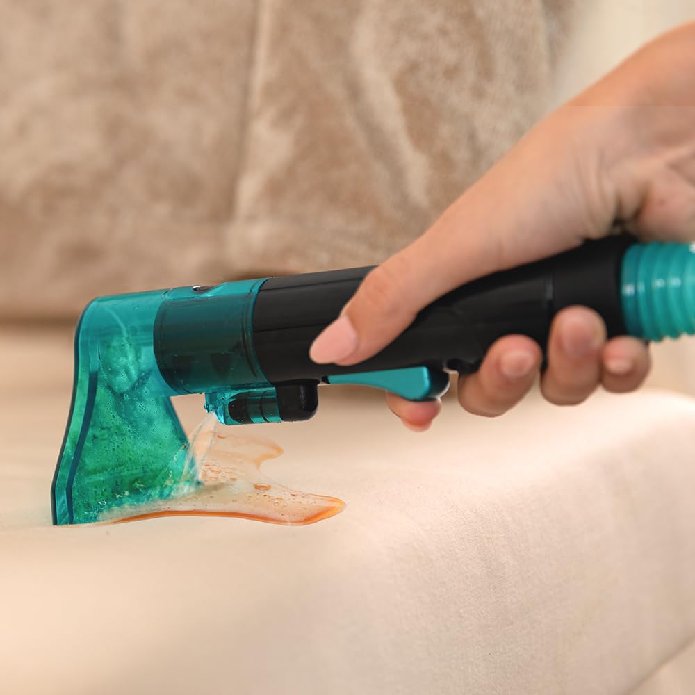 Cecotec Aspirador de Tapicerías con Cable Conga 4000 Carpet&Spot Clean. 400 W, 2 Depósitos: de Agua Limpia y Otro de Sucia, Pulverizador de Agua y 12 kpa de Succión, Radio de Acción 5m