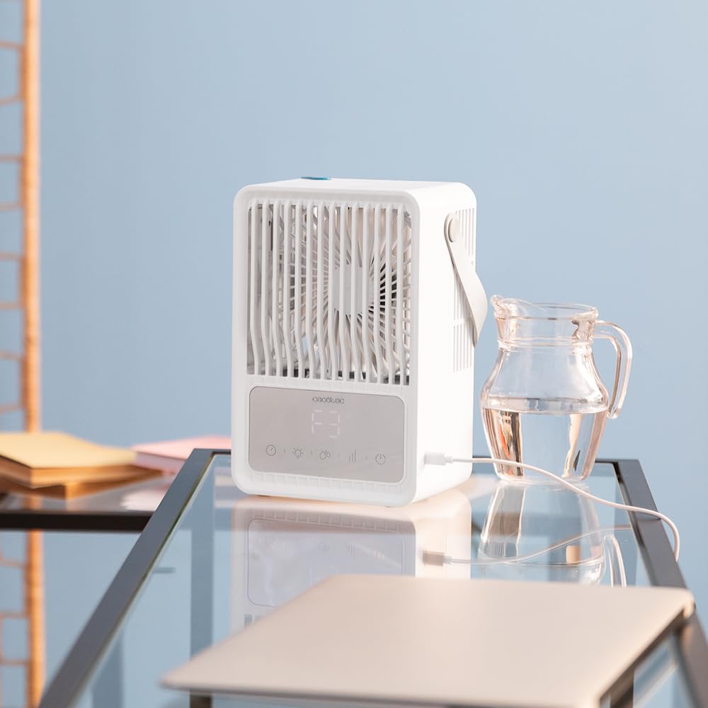 Cecotec Climatizador de Sobremesa EnergySilence 600 DeskChill Rotate