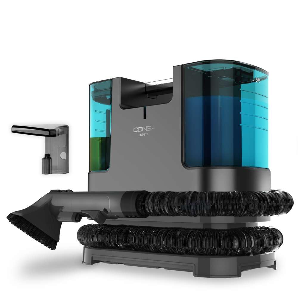 Cecotec Aspirador de Tapicerías con Cable Conga 4000 Carpet&Spot Clean. 400 W, 2 Depósitos: de Agua Limpia y Otro de Sucia, Pulverizador de Agua y 12 kpa de Succión, Radio de Acción 5m