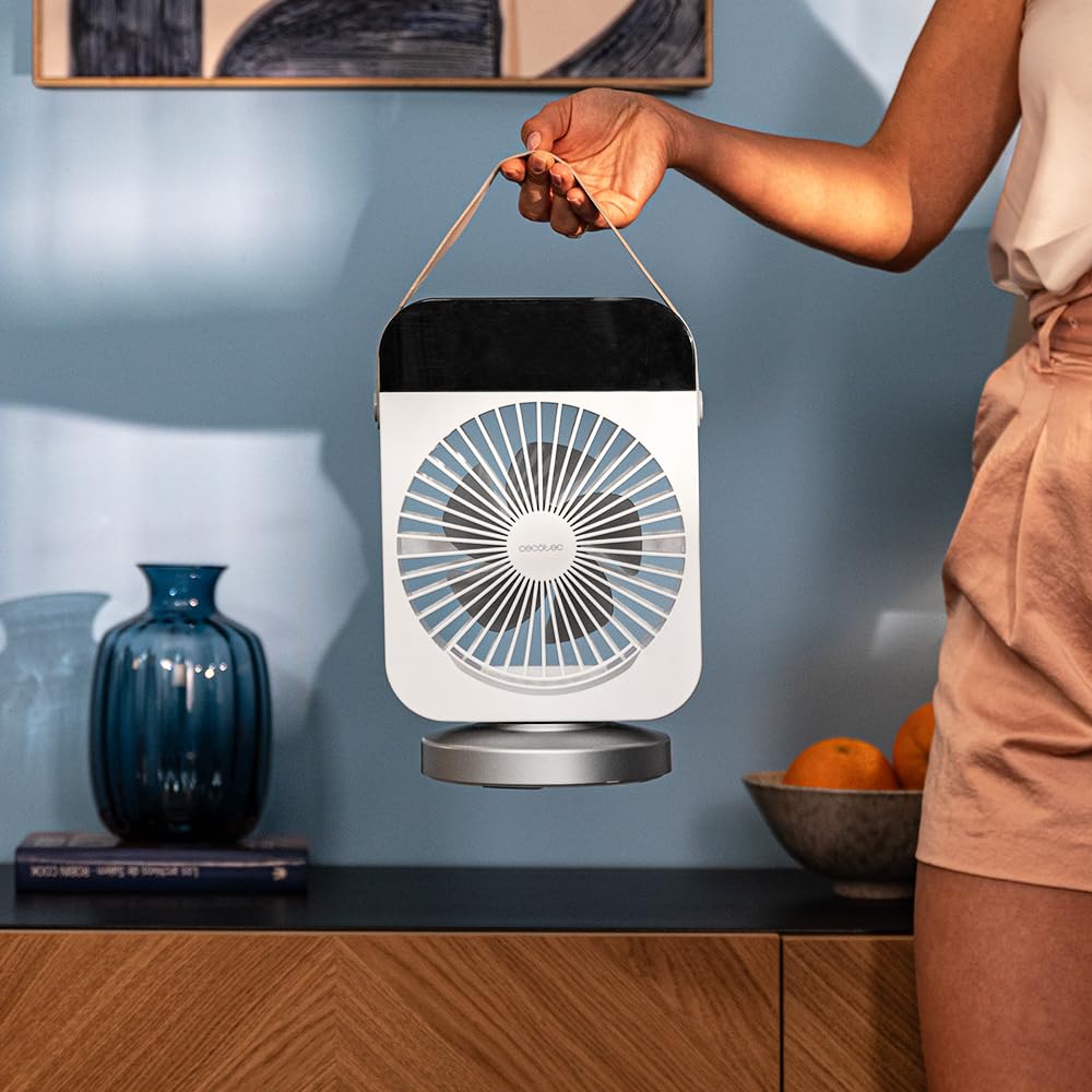Cecotec Climatizador de Sobremesa EnergySilence 600 DeskChill Rotate