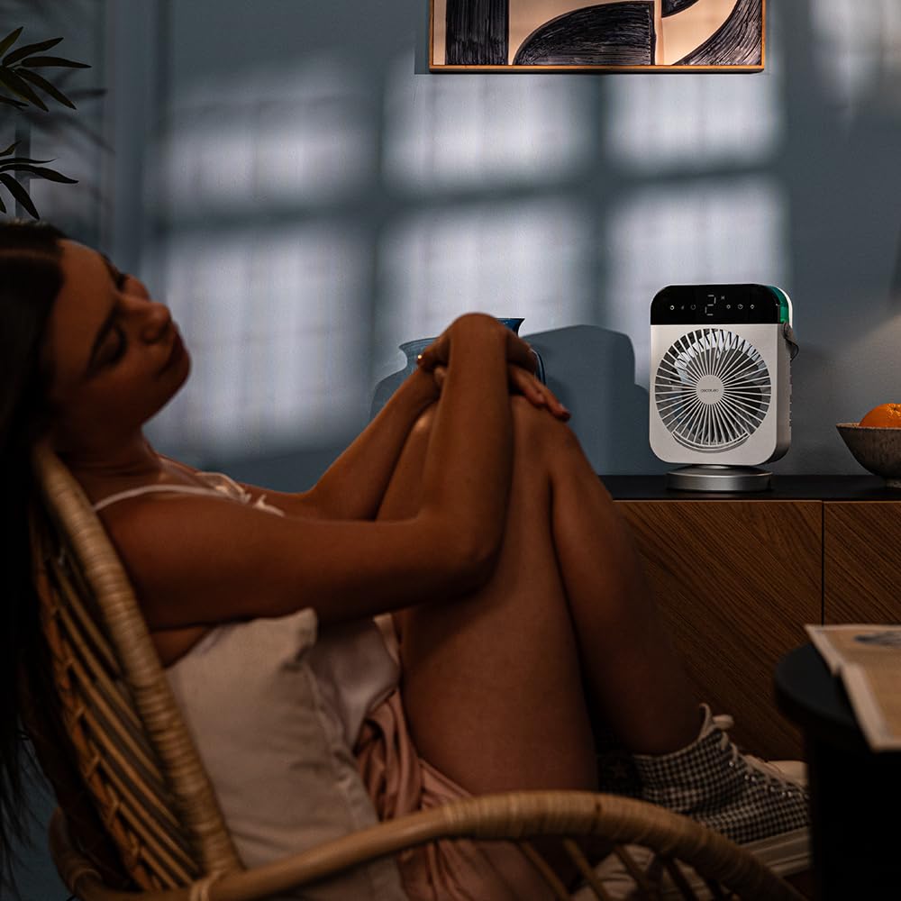 Cecotec Climatizador de Sobremesa EnergySilence 600 DeskChill Rotate