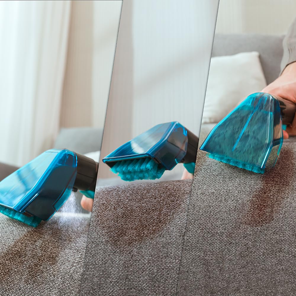 Cecotec Aspirador de Tapicerías con Cable Conga 4000 Carpet&Spot Clean. 400 W, 2 Depósitos: de Agua Limpia y Otro de Sucia, Pulverizador de Agua y 12 kpa de Succión, Radio de Acción 5m