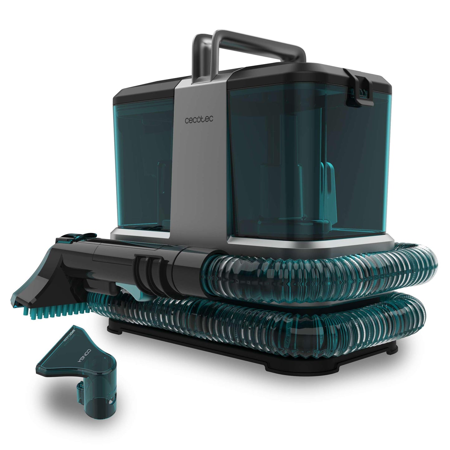 Cecotec Aspirador de Tapicerías con Cable Conga 4000 Carpet&Spot Clean. 400 W, 2 Depósitos: de Agua Limpia y Otro de Sucia, Pulverizador de Agua y 12 kpa de Succión, Radio de Acción 5m