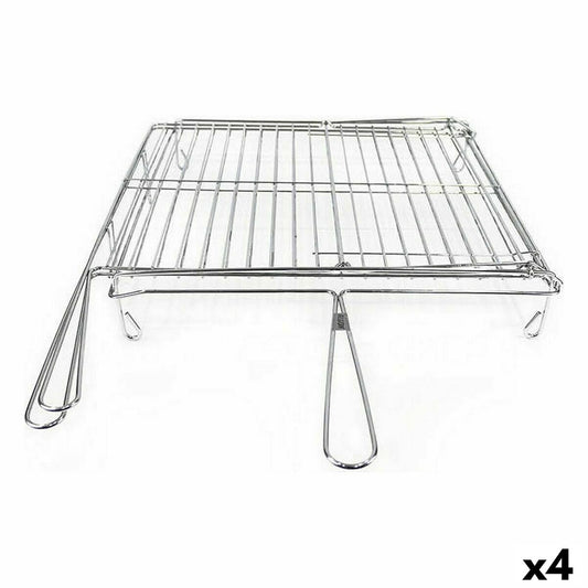 Grill Algon Chromed Rotating 40 x 45 x 10 cm (4 Units)-0