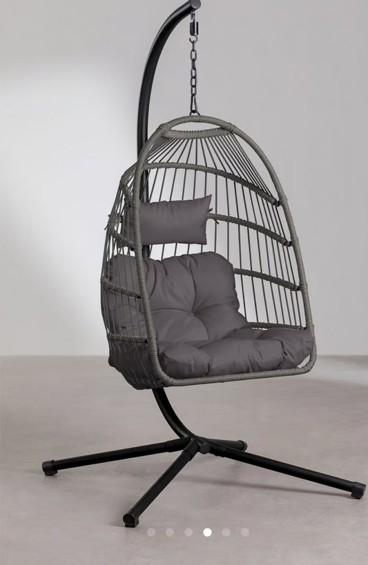 Silla colgante con cojin