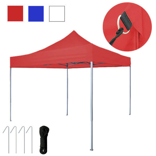 Pavilion pliant in diferite modele-3x3m-alb-0